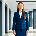 Empowered Businesswoman**

"A professional Belarusian businesswoman in a modest, tailored business suit, standing confidently in a modern Minsk office building, fully clothed, appropriate attire, safe for work, perfect anatomy, natural proportions, professional headshot, high quality, professional."

**