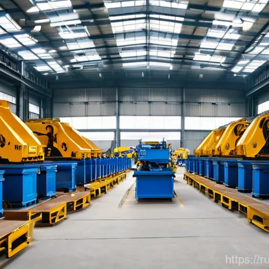 벨라루스 제조업 현황 - **Prompt 1: Belarusian Industrial Might**
A dynamic, wide-angle shot of a massive, modern factor...